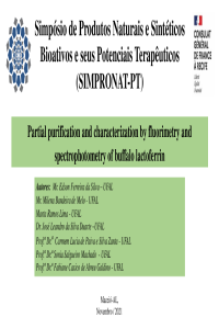 Partial purification and characterization by fluorimetry and spectrophotometry of buffalo lactoferrin.pdf