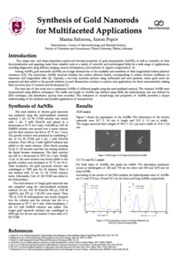 Poster Synthesis of Gold Nanorods for Multifacetedd applications.pdf
