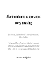 Aluminum foams as permanent cores in casting_FINAL.pdf