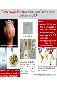 Fides_2017_Empirical characterization of particle size distribution spatial dynamics for Helminth Eggs detection in Waste Stabilization Ponds (WSP)_Presentation.pdf