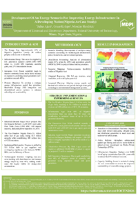 Development Of An Energy Scenario For Improving Energy Infrastructure In A Developing Nation(Nigeria As Case Study)_Poster.pdf