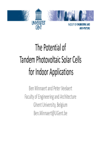 ece-1_The Potential of Tandem Photovoltaic Solar Cells Presentation_Minnaert Veelaert.pdf