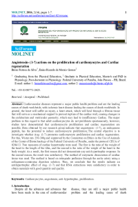 MOL2NET Angiotensin- (1-7) actions on the proliferation of cardiomyocytes and Cardiac.pdf