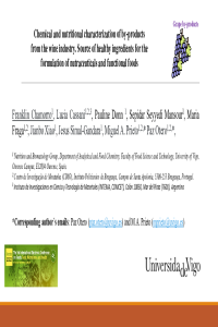 Chemical and nutritional characterization of by-products from the wine industry. Source of healthy ingredients for the formulation of nutraceuticals and functional foods.pdf