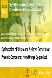 Presentation-Optimization of Ultrasound Assisted Extraction of Phenolic Compounds from Orange By-product.pdf