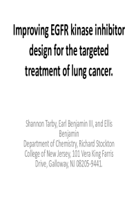 Improving EGFR kinase inhibitor design for the targeted treatment of lung cancer presentation.pdf