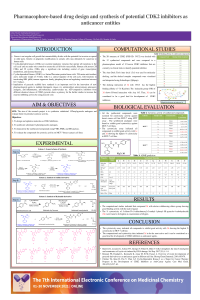 Pharmacophore based drug design and synthesis of cytotoxic compounds as potential CDK2 inhibitor for anticancer entities_30 Oct_21.pdf