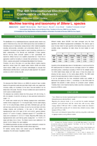 Machine learning and taxonomy of Silene L. species.pdf