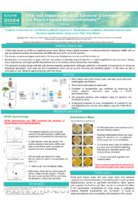 Poster_Towards Sustainability and Waste-to-Wealth Approach Development of Metallic Nanoparticles for Anti-Bacterial Applications using Local Palm Tree Waste.pdf