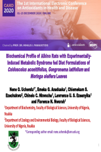 PowerPoint for The 1st E-Conference on Antioxidants in Health and Diseases- Nene O. Uchendu. pdf.pdf